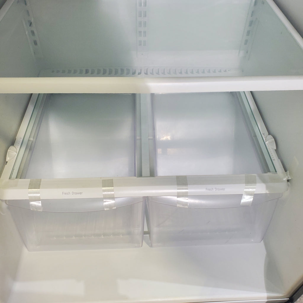 Pictures of 30" Wide Frigidaire Gallery Stainless Steel 18.3-cu ft Top-Freezer Refrigerator with Adjustable Spill Proof Glass - Certified Refurbished - Neu Appliance Outlet - Discount Appliance Outlet in Austin, Tx