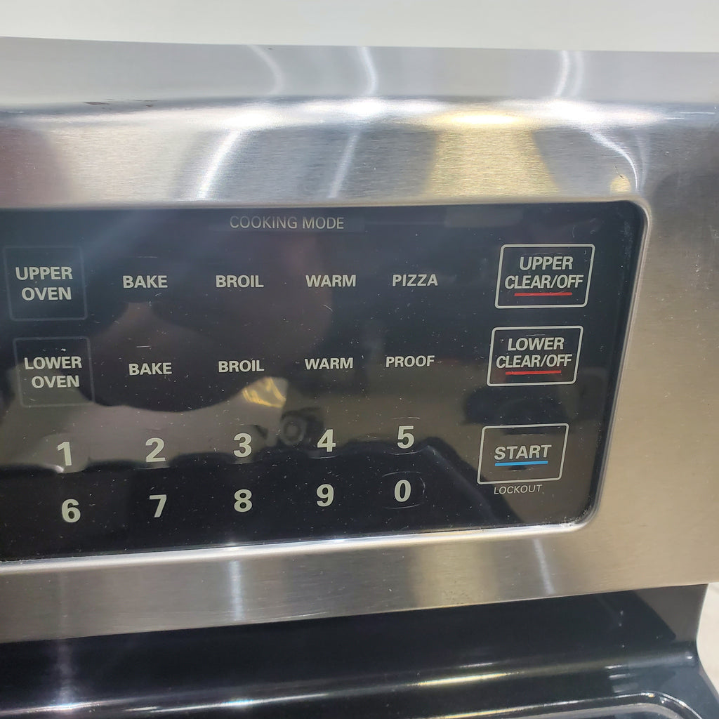 Pictures of LG Stainless Steel 6.7 cu. ft. Capacity Electric Double Oven Range with a Tall Upper Oven and IntuiTouch™ Controls - Certified Refurbished - Neu Appliance Outlet - Discount Appliance Outlet in Austin, Tx