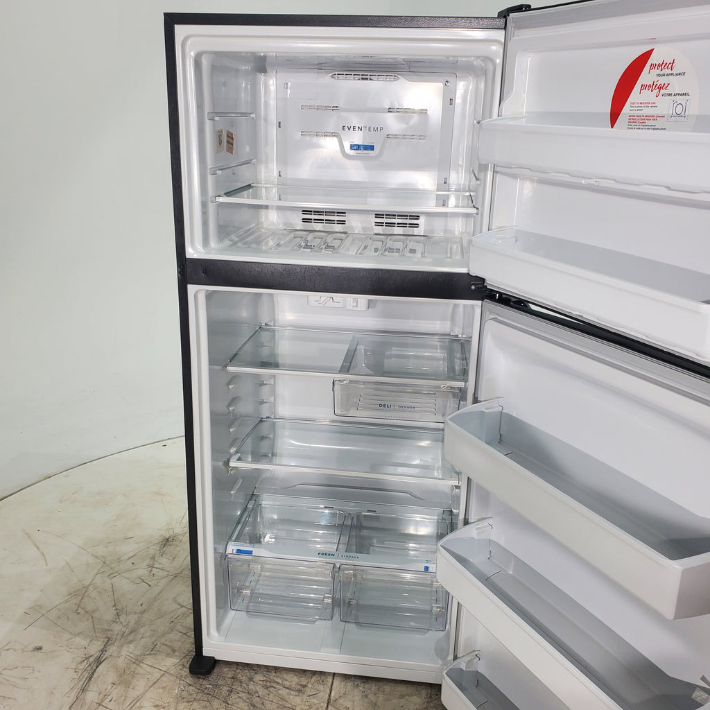Pictures of 30"  Wide Stainless Steel Frigidaire 18.3 cu. ft. Top Freezer Refrigerator with EvenTemp Cooling System - Neu Appliance Outlet - Discount Appliance Outlet in Austin, Tx