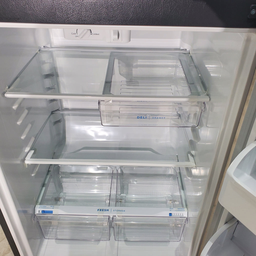 Pictures of 30"  Wide Stainless Steel Frigidaire 18.3 cu. ft. Top Freezer Refrigerator with EvenTemp Cooling System - Neu Appliance Outlet - Discount Appliance Outlet in Austin, Tx