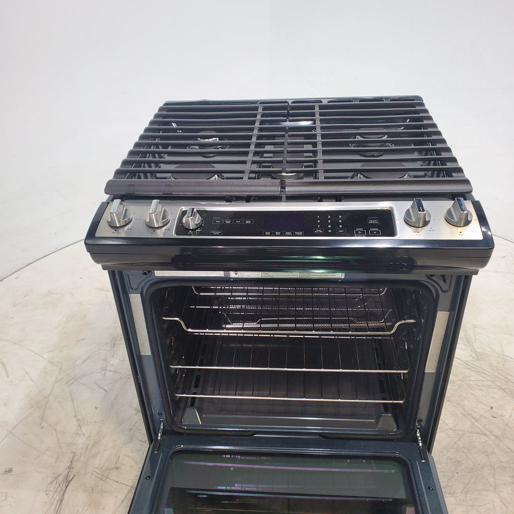 Pictures of Fingerprint Resistant Stainless Steel Whirlpool 5.8 cu. ft. 5 Burner Gas Slide In Range with Air Fry - Scratch & Dent - Moderate - Neu Appliance Outlet - Discount Appliance Outlet in Austin, Tx