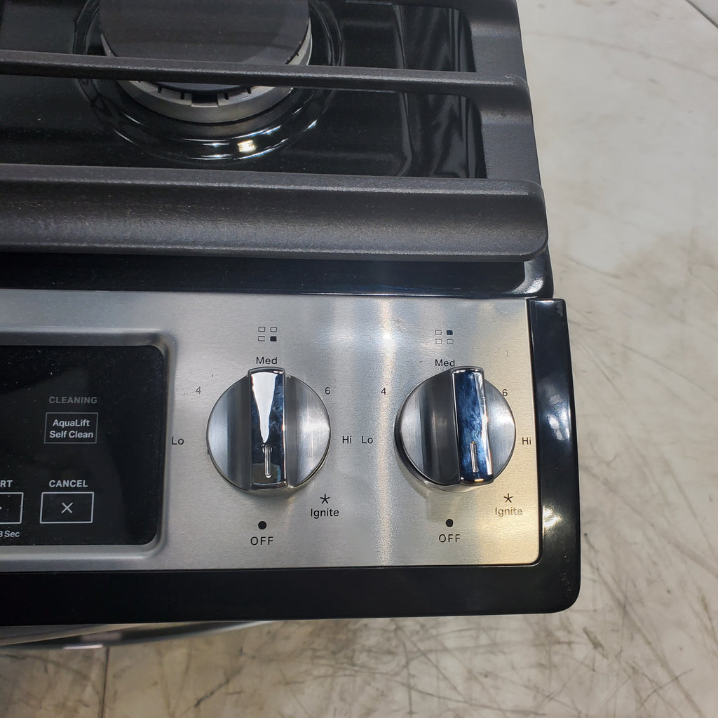 Pictures of Fingerprint Resistant Stainless Steel Whirlpool 5.8 cu. ft. 5 Burner Gas Slide In Range with Air Fry - Scratch & Dent - Moderate - Neu Appliance Outlet - Discount Appliance Outlet in Austin, Tx
