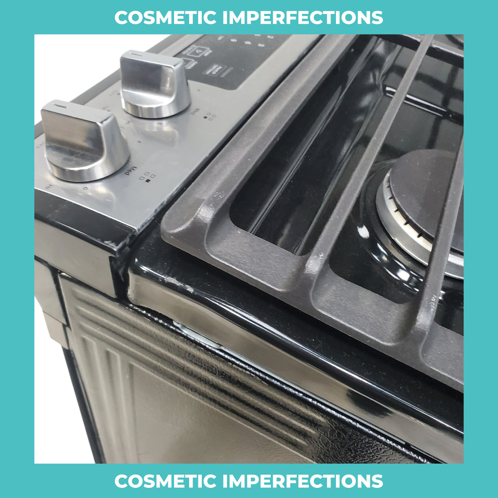 Pictures of Fingerprint Resistant Stainless Steel Whirlpool 5.8 cu. ft. 5 Burner Gas Slide In Range with Air Fry - Scratch & Dent - Moderate - Neu Appliance Outlet - Discount Appliance Outlet in Austin, Tx