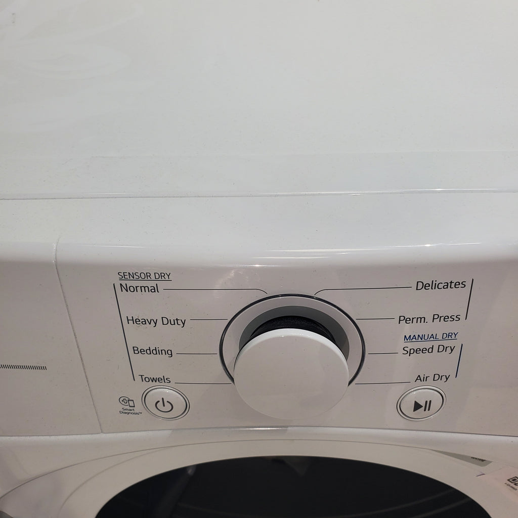 Pictures of ENERGY STAR LG 4.5 cu. ft. Front Load Washer with LG 6Motion Technology and ENERGY STAR LG 7.4 cu. ft. Electric Vented Dryer with Sensor Dry and SmartThinQ Technology - Open Box - Neu Appliance Outlet - Discount Appliance Outlet in Austin, Tx
