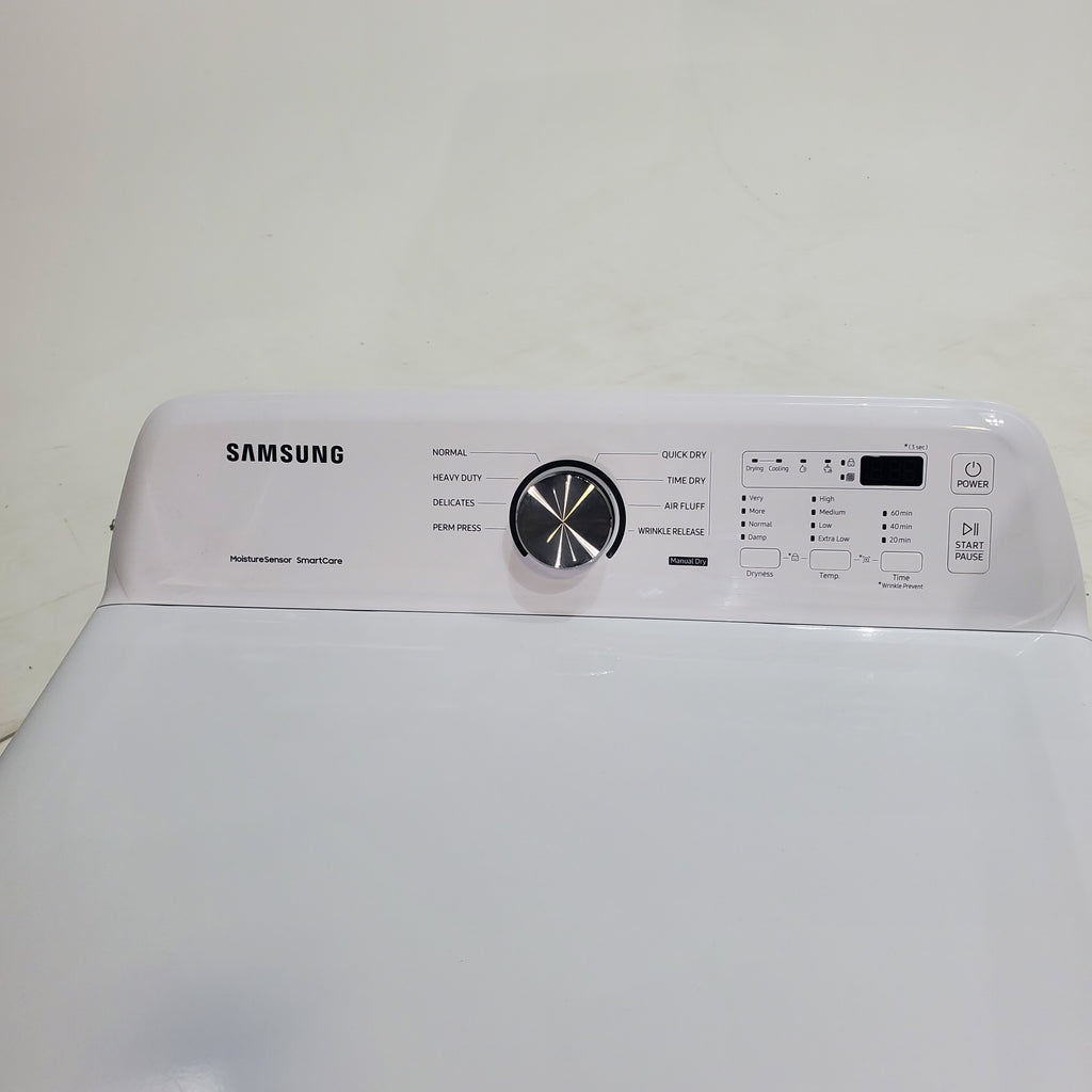 Pictures of ENERGY STAR Samsung 7.4 cu. ft. Electric Dryer with Smart Care Technology - Scratch and Dent Moderate - Neu Appliance Outlet - Discount Appliance Outlet in Austin, Tx