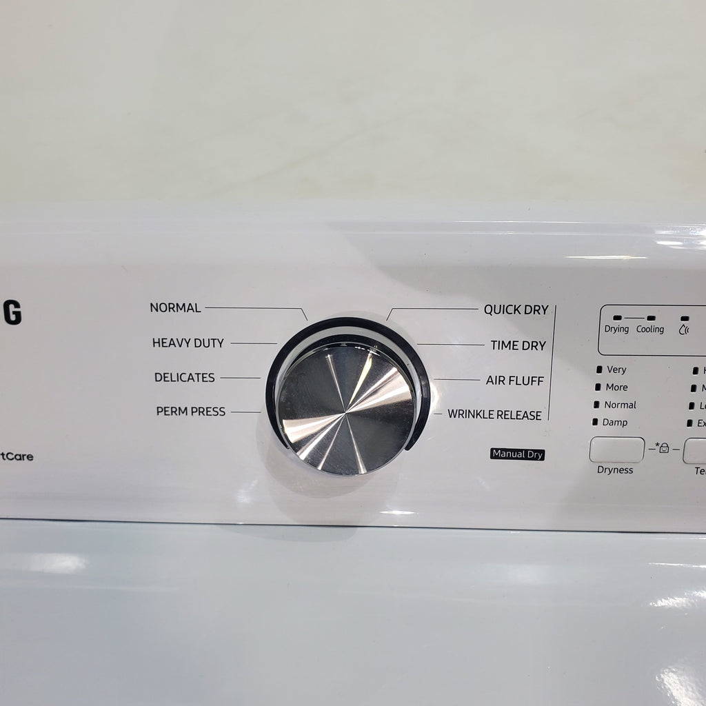 Pictures of ENERGY STAR Samsung 7.4 cu. ft. Electric Dryer with Smart Care Technology - Scratch and Dent Moderate - Neu Appliance Outlet - Discount Appliance Outlet in Austin, Tx