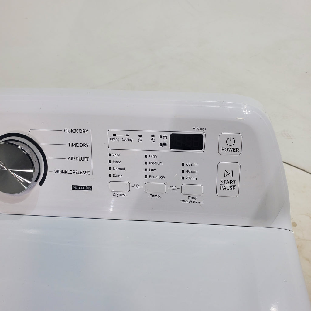 Pictures of ENERGY STAR Samsung 7.4 cu. ft. Electric Dryer with Smart Care Technology - Scratch and Dent Moderate - Neu Appliance Outlet - Discount Appliance Outlet in Austin, Tx