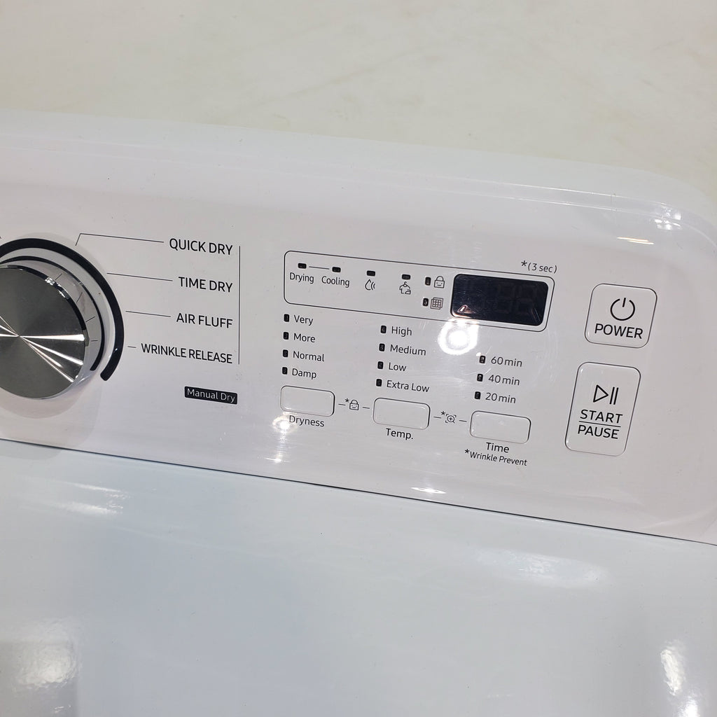 Pictures of ENERGY STAR Samsung 7.4 cu. ft. Electric Dryer with Smart Care Technology - Scratch and Dent Moderate - Neu Appliance Outlet - Discount Appliance Outlet in Austin, Tx