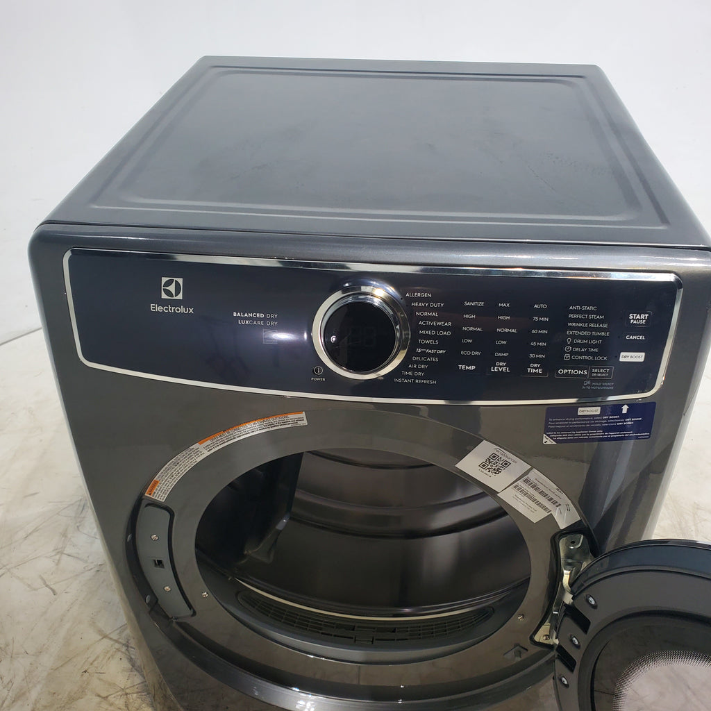 Pictures of Titanium ENERGY STAR Electrolux 8.0 cu. ft. Front Load Electric Dryer with Perfect Steam - Scratch & Dent - Minor - Neu Appliance Outlet - Discount Appliance Outlet in Austin, Tx