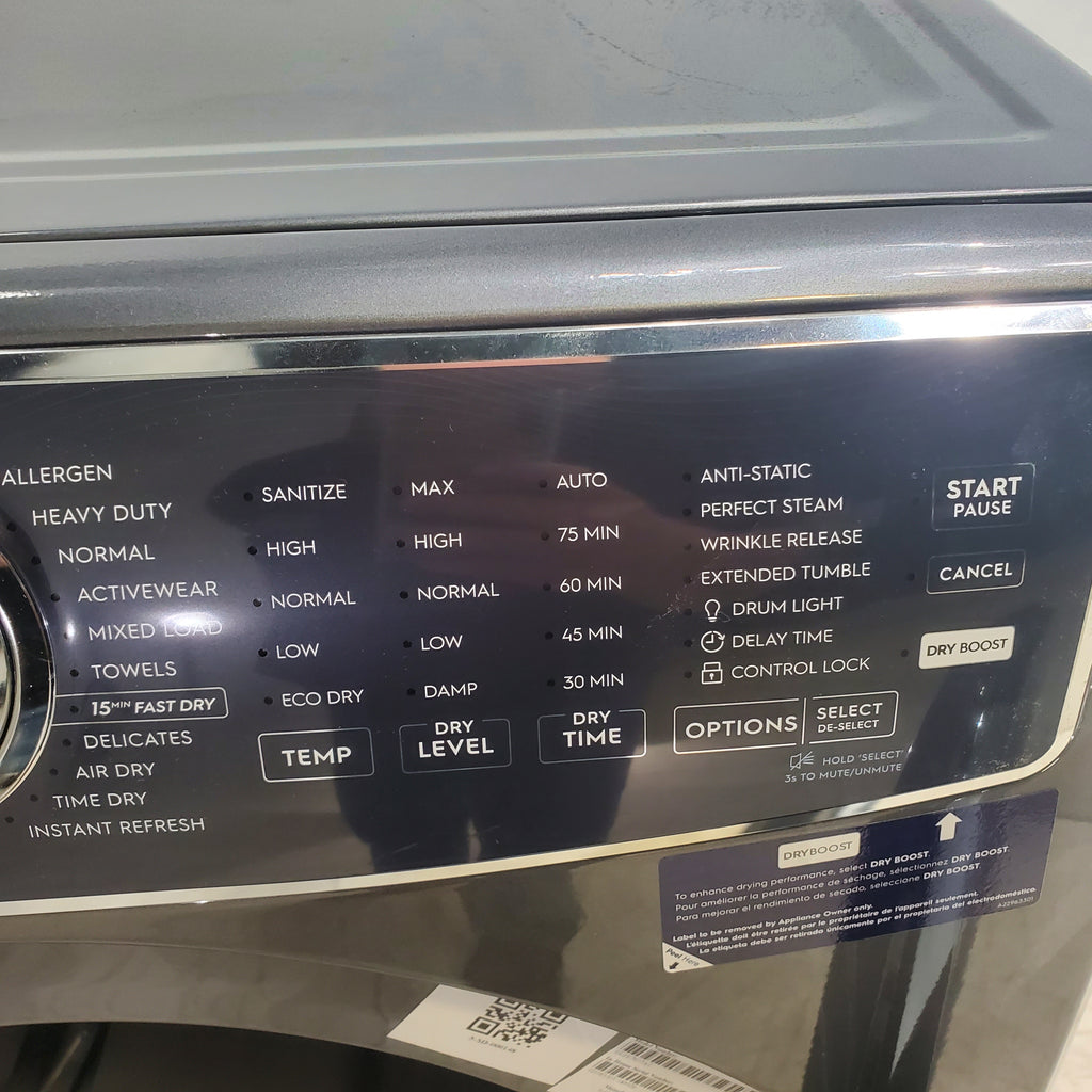 Pictures of Titanium ENERGY STAR Electrolux 8.0 cu. ft. Front Load Electric Dryer with Perfect Steam - Scratch & Dent - Minor - Neu Appliance Outlet - Discount Appliance Outlet in Austin, Tx