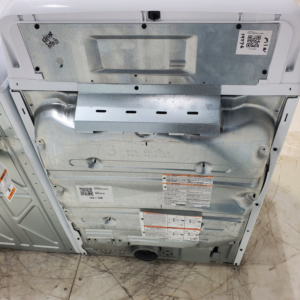 Pictures of GE 4.5 cu. ft. Capacity Washer with Stainless Steel Basket, Cold Plus and Wash Boost and GE 7.4 cu. ft. Capacity Electric Dryer with Up To 120 ft. Venting and Sensor Dry - Scratch & Dent - Minor | Moderate - Neu Appliance Outlet - Discount Appliance Outlet in Austin, Tx