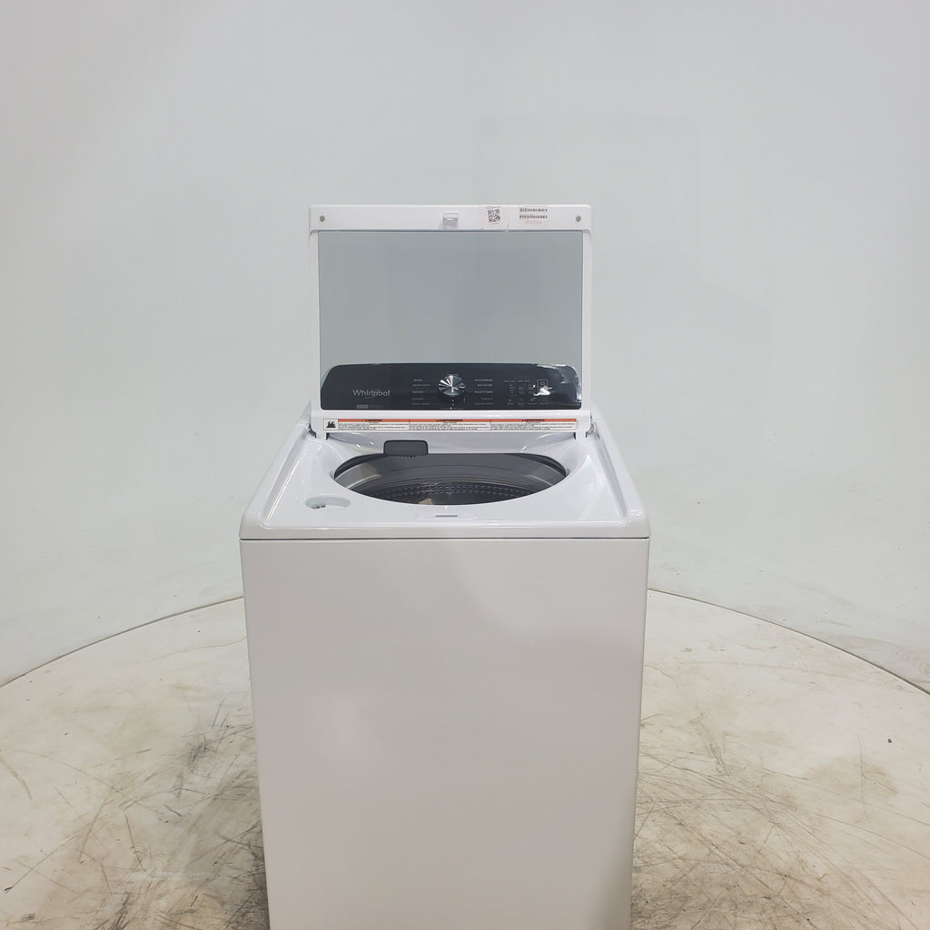 Pictures of White Whirlpool 4.7 - 4.8 cu ft Capacity Top-Load Washer with 2 in 1 Removable Agitator - Scratch & Dent - Minor - Neu Appliance Outlet - Discount Appliance Outlet in Austin, Tx