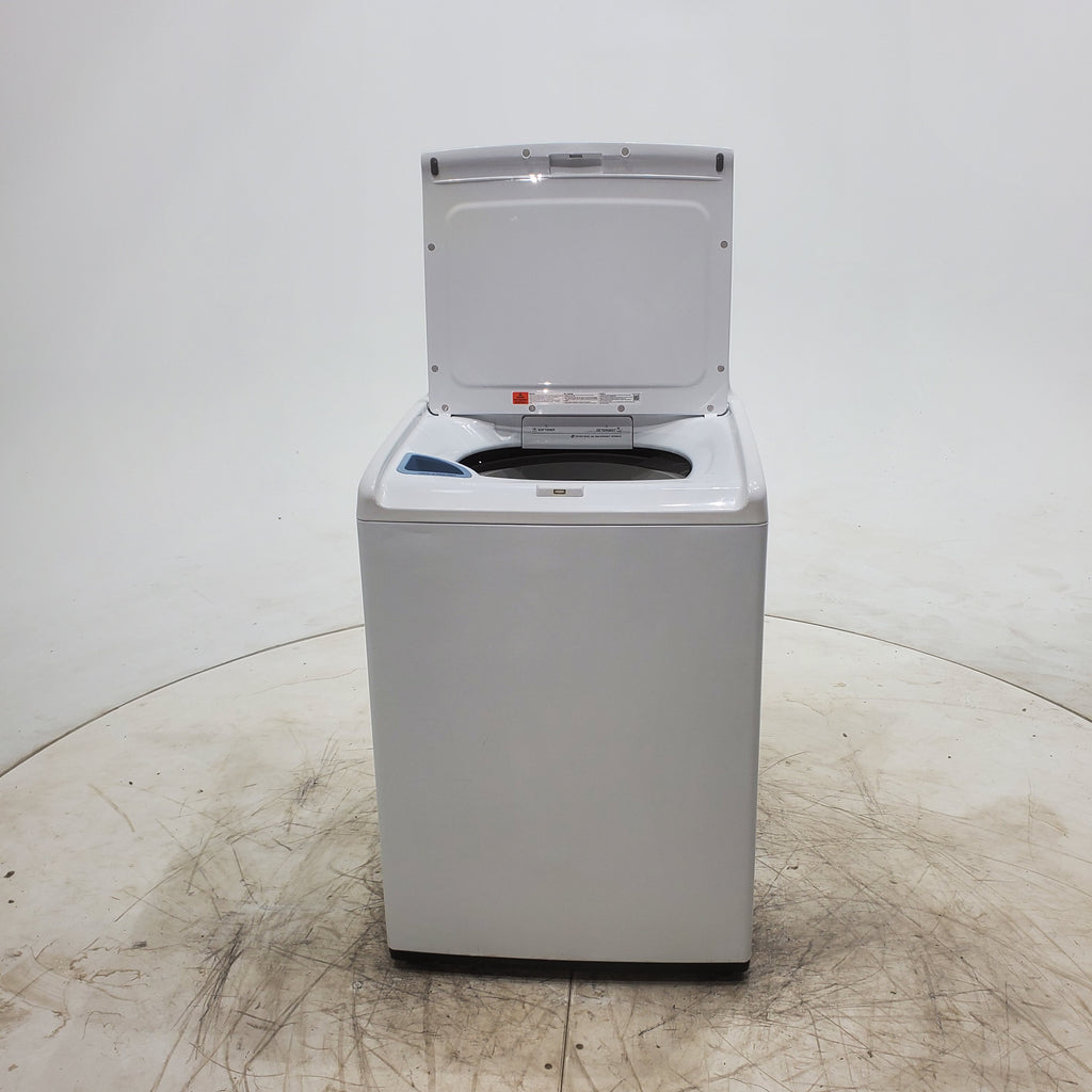 Pictures of Samsung White Top Load Diamond Drum 4.0 cu ft Washing Machine with 8 Wash Cycles  - Scratch & Dent - Minor - Neu Appliance Outlet - Discount Appliance Outlet in Austin, Tx