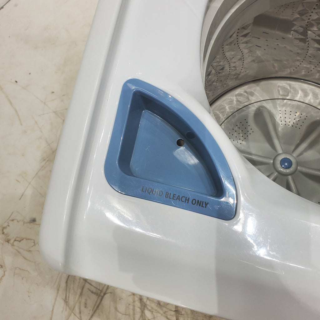 Pictures of Samsung White Top Load Diamond Drum 4.0 cu ft Washing Machine with 8 Wash Cycles  - Scratch & Dent - Minor - Neu Appliance Outlet - Discount Appliance Outlet in Austin, Tx