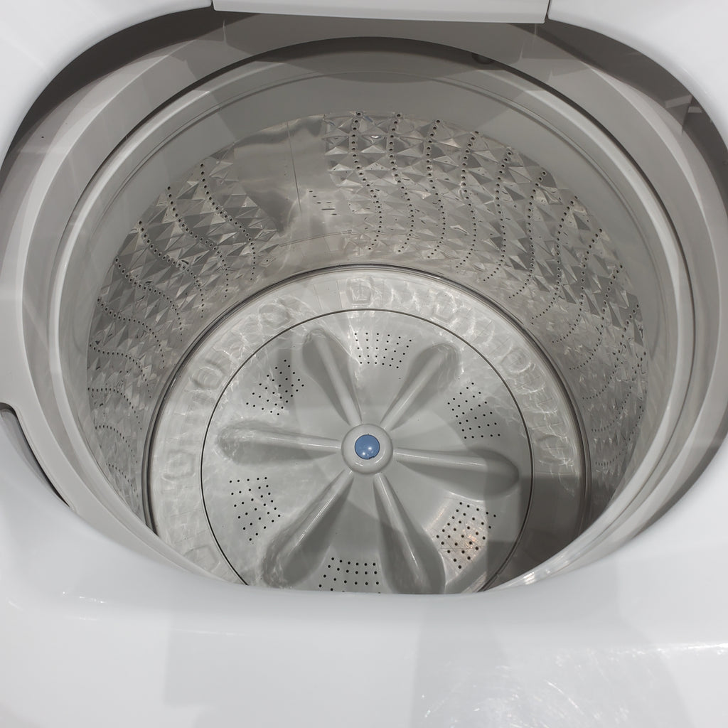 Pictures of Samsung White Top Load Diamond Drum 4.0 cu ft Washing Machine with 8 Wash Cycles  - Scratch & Dent - Minor - Neu Appliance Outlet - Discount Appliance Outlet in Austin, Tx