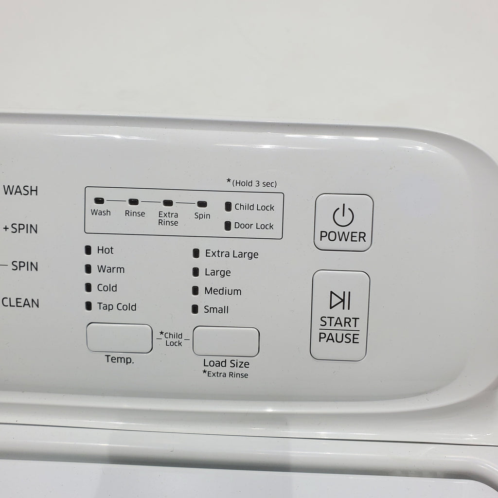 Pictures of Samsung White Top Load Diamond Drum 4.0 cu ft Washing Machine with 8 Wash Cycles  - Scratch & Dent - Minor - Neu Appliance Outlet - Discount Appliance Outlet in Austin, Tx