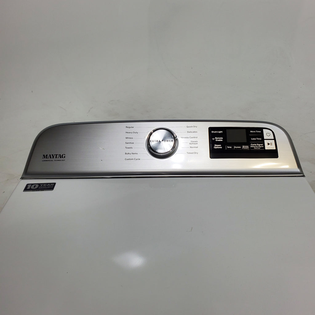 Pictures of ENERGY STAR Maytag Smart Capable 7.4 cu. ft. Electric Steam Dryer with Extra Power Button - Scratch & Dent - Minor - Neu Appliance Outlet - Discount Appliance Outlet in Austin, Tx