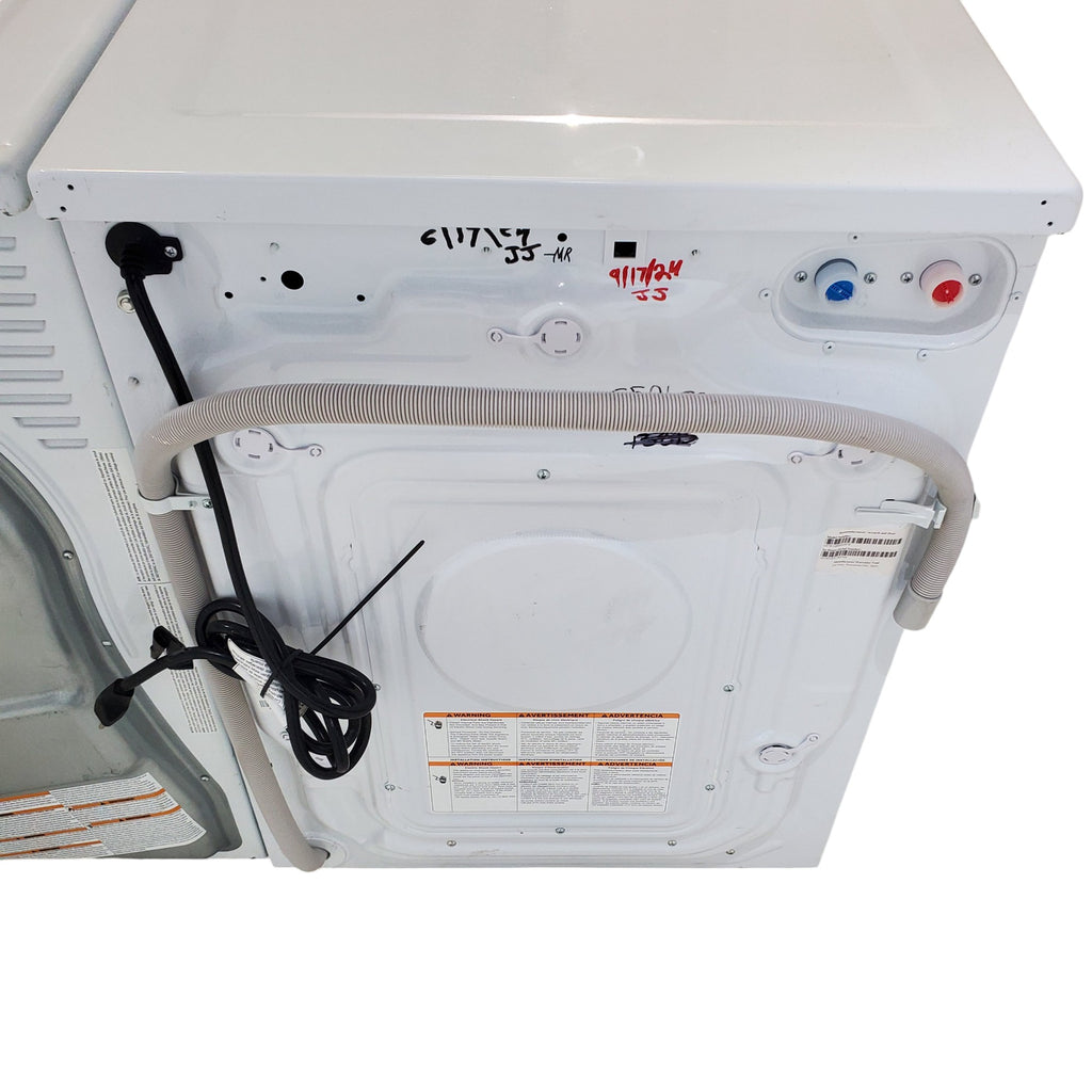 Pictures of Compact 24 in. Wide GE ENERGY STAR 2.4 cu. ft. Front Load Steam Washing Machine with 1400 RPM Spin Speed and Frontload Vented WiFi Capable ENERGY STAR 4.3 cu. ft. Electric Dryer with Stainless Steel Basket - Scratch & Dent - Moderate - Neu Appliance Outlet - Discount Appliance Outlet in Austin, Tx