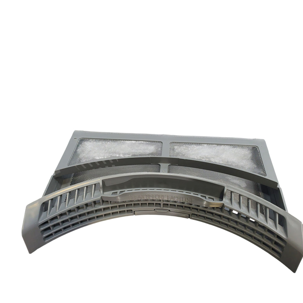 Pictures of Platinum Samsung 7.5 cu. ft. Frontload Electric Dryer with Sensor Dry - Scratch & Dent - Major - Neu Appliance Outlet - Discount Appliance Outlet in Austin, Tx