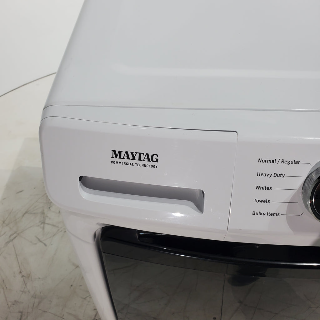 Pictures of Maytag 4.5 cu. ft. White Stackable Front Load ENERGY STAR Washing Machine with 12-Hour Fresh Spin - Scratch & Dent - Minor - Neu Appliance Outlet - Discount Appliance Outlet in Austin, Tx