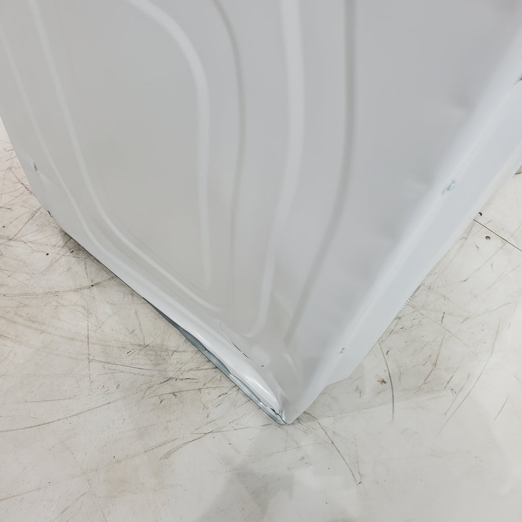 Pictures of ENERGY STAR Samsung 4.5 cu. ft. Front Load Washer with Vibration Reduction and Samsung 7.5 cu. ft. Front Load Electric Dryer with Sensor Dry and Interior Drum Light- Scratch & Dent - Moderate | Major - Neu Appliance Outlet - Discount Appliance Outlet in Austin, Tx