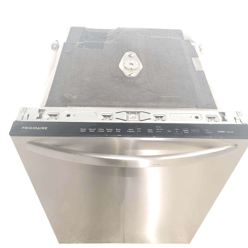 Pictures of Frigidaire 24-in ENERGY STAR Top Control Built-In Dishwasher With Third Rack (Fingerprint Resistant Stainless Steel) 49-dBA Very Quiet Sound Level - Scratch & Dent - Minor - Neu Appliance Outlet - Discount Appliance Outlet in Austin, Tx