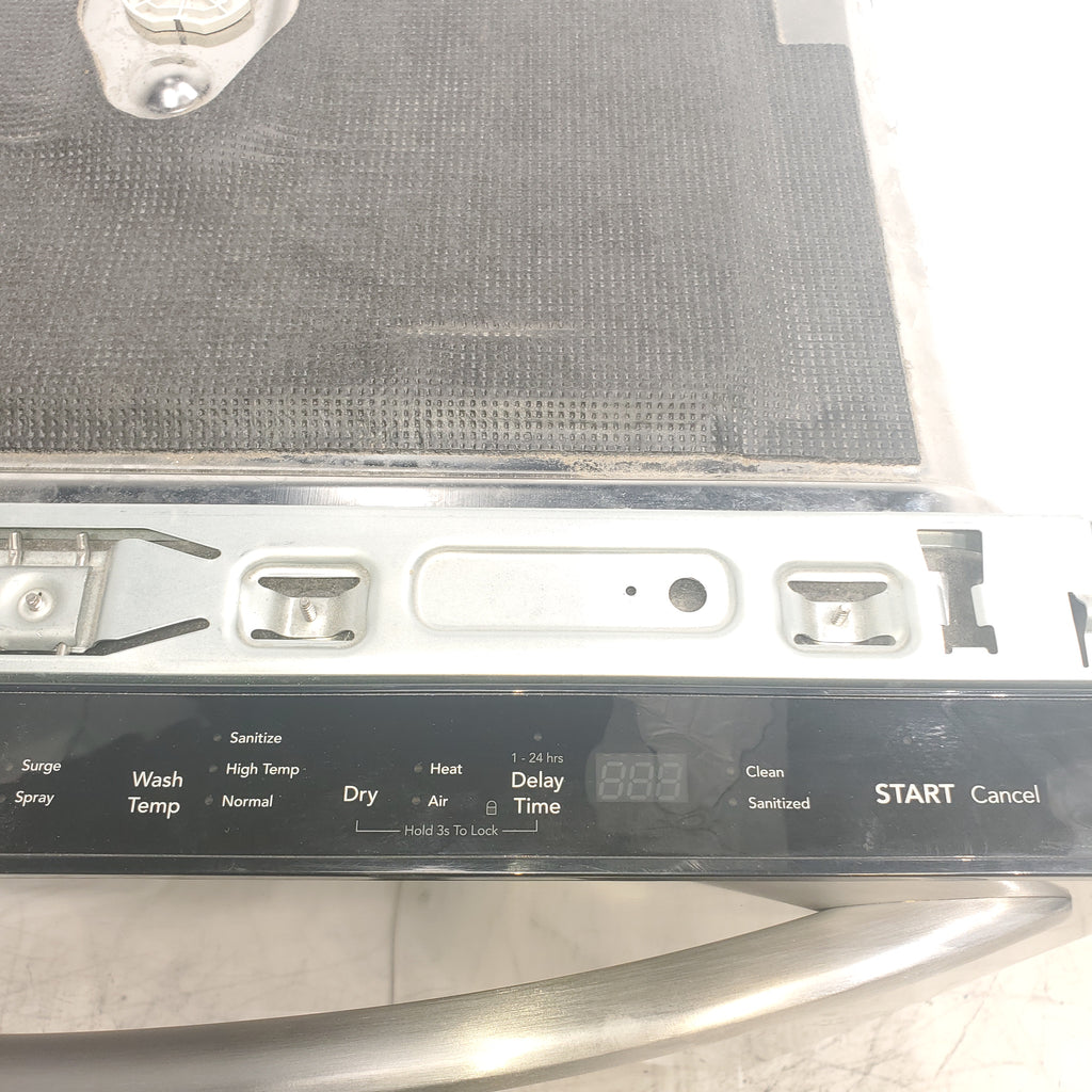 Pictures of Frigidaire 24-in ENERGY STAR Top Control Built-In Dishwasher With Third Rack (Fingerprint Resistant Stainless Steel) 49-dBA Very Quiet Sound Level - Scratch & Dent - Minor - Neu Appliance Outlet - Discount Appliance Outlet in Austin, Tx