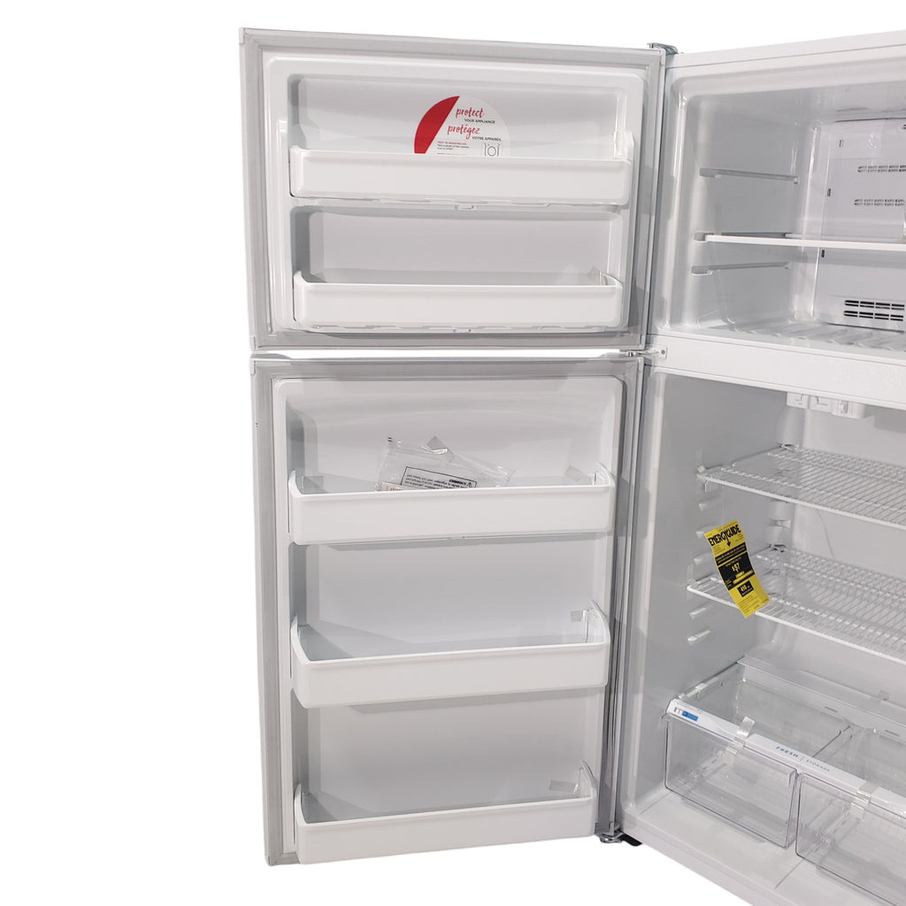 Pictures of White Frigidaire 18.3 cu. ft. Top Freezer Refrigerator with Garage-Ready Design - Scratch & Dent - Minor - Neu Appliance Outlet - Discount Appliance Outlet in Austin, Tx