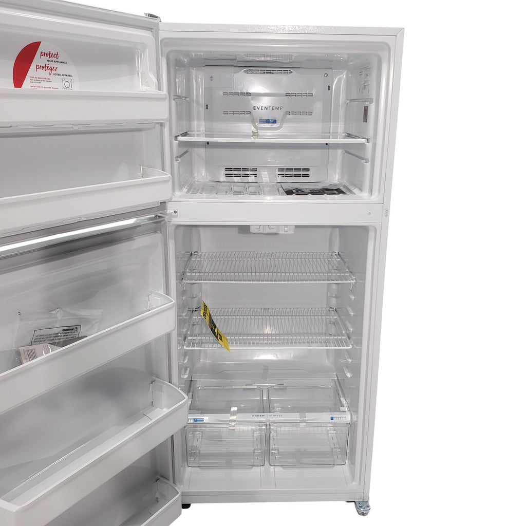 Pictures of White Frigidaire 18.3 cu. ft. Top Freezer Refrigerator with Garage-Ready Design - Scratch & Dent - Minor - Neu Appliance Outlet - Discount Appliance Outlet in Austin, Tx