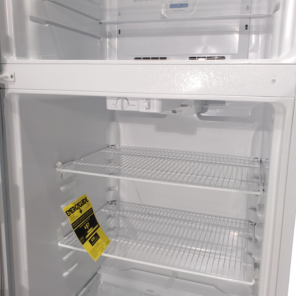 Pictures of White Frigidaire 18.3 cu. ft. Top Freezer Refrigerator with Garage-Ready Design - Scratch & Dent - Minor - Neu Appliance Outlet - Discount Appliance Outlet in Austin, Tx