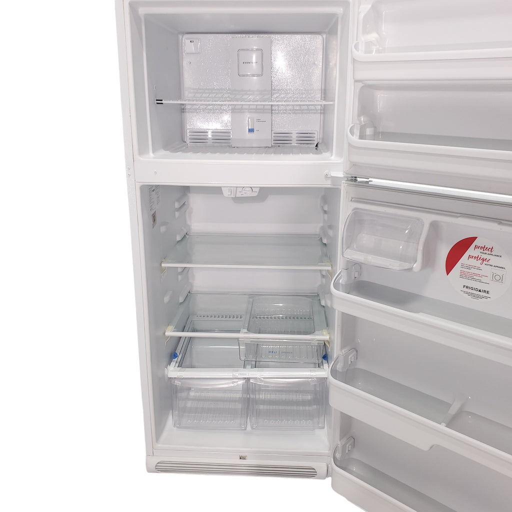 Pictures of White Frigidaire 20.5 cu. ft. Top Freezer Refrigerator with EvenTemp Cooling System - Certified Refurbished - Neu Appliance Outlet - Discount Appliance Outlet in Austin, Tx