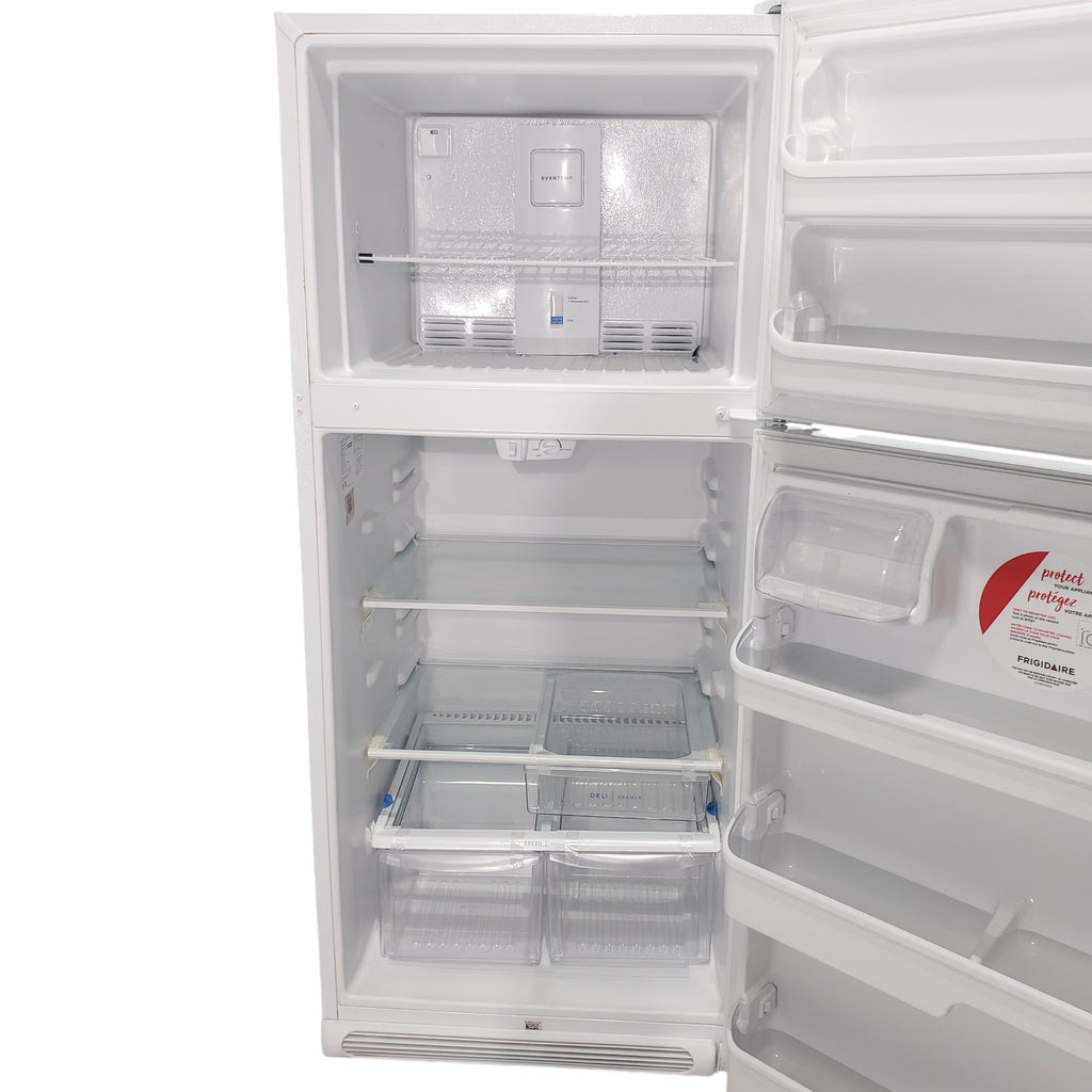 Pictures of White Frigidaire 20.5 cu. ft. Top Freezer Refrigerator with EvenTemp Cooling System - Certified Refurbished - Neu Appliance Outlet - Discount Appliance Outlet in Austin, Tx
