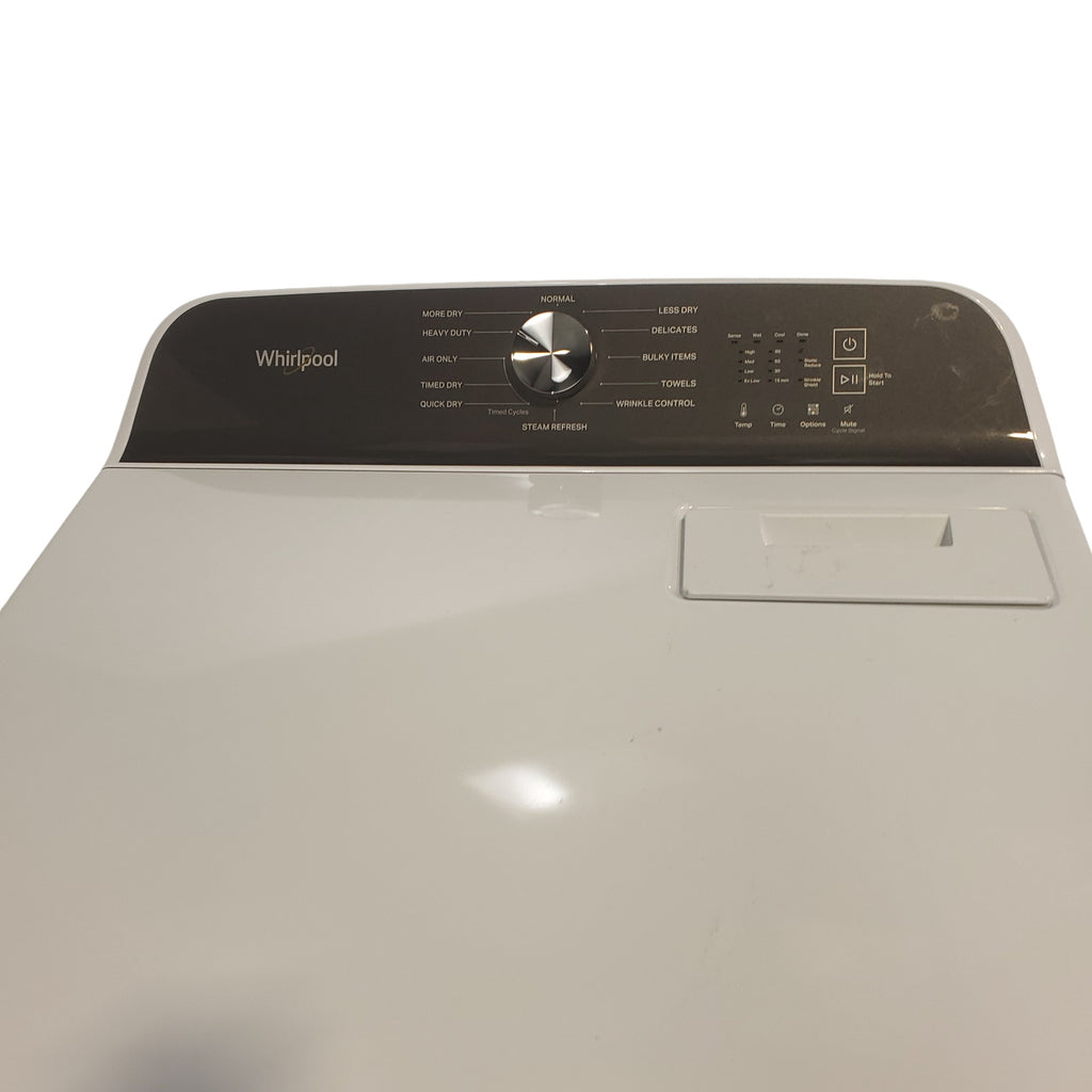 Pictures of Whirlpool® 7.0 Cu. Ft. Electric Dryer with Moisture Sensor and Steam Refresh Cycle - Scratch & Dent - Minor - Neu Appliance Outlet - Discount Appliance Outlet in Austin, Tx