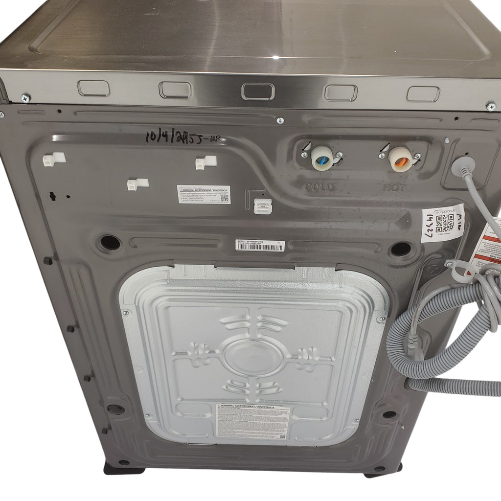 Pictures of Platinum ENERGY STAR Samsung 4.5 cu. ft. Front Load Washer with WiFi Connectivity and Platinum Samsung 7.5 cu. ft. Front Load Gas Dryer with Steam  - Scratch and Dent - Minor - Neu Appliance Outlet - Discount Appliance Outlet in Austin, Tx