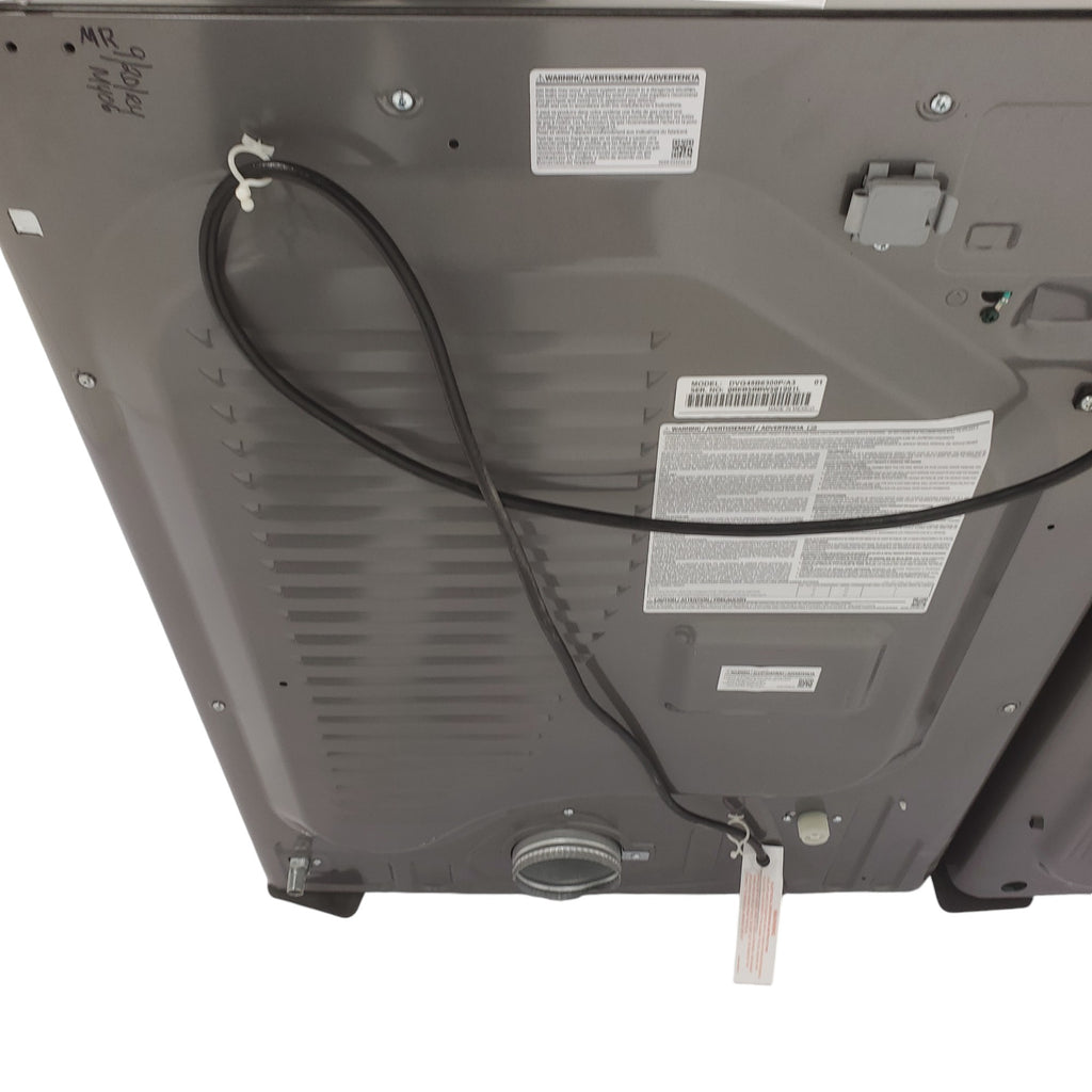 Pictures of Platinum ENERGY STAR Samsung 4.5 cu. ft. Front Load Washer with WiFi Connectivity and Platinum Samsung 7.5 cu. ft. Front Load Gas Dryer with Steam  - Scratch and Dent - Minor - Neu Appliance Outlet - Discount Appliance Outlet in Austin, Tx