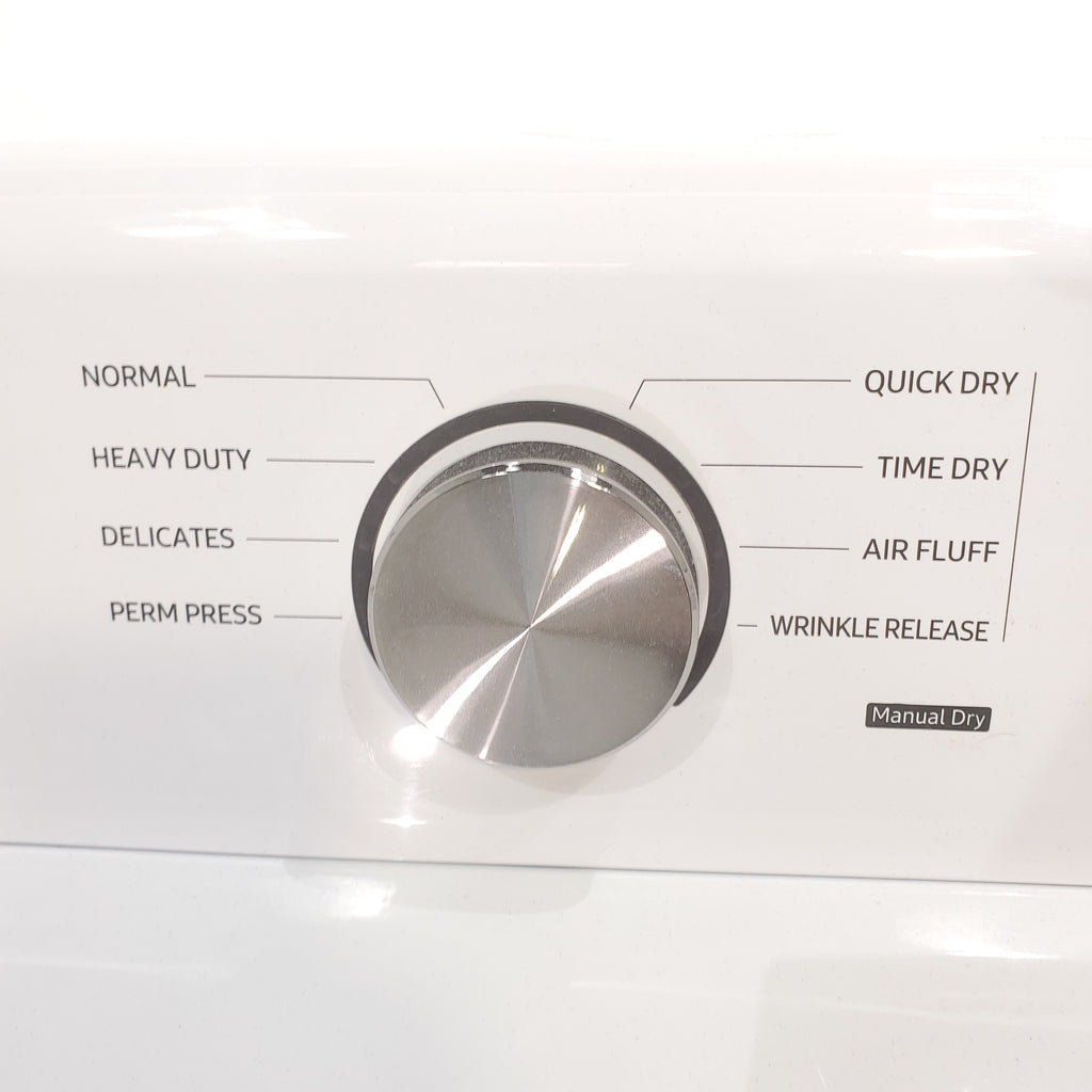 Pictures of Samsung 4.5 cu. ft. Top Load Washer With Vibration Reduction Technology and ENERGY STAR Samsung 7.4 cu. ft. Electric Dryer with Smart Care Technology - Scratch & Dent - Minor - Neu Appliance Outlet - Discount Appliance Outlet in Austin, Tx