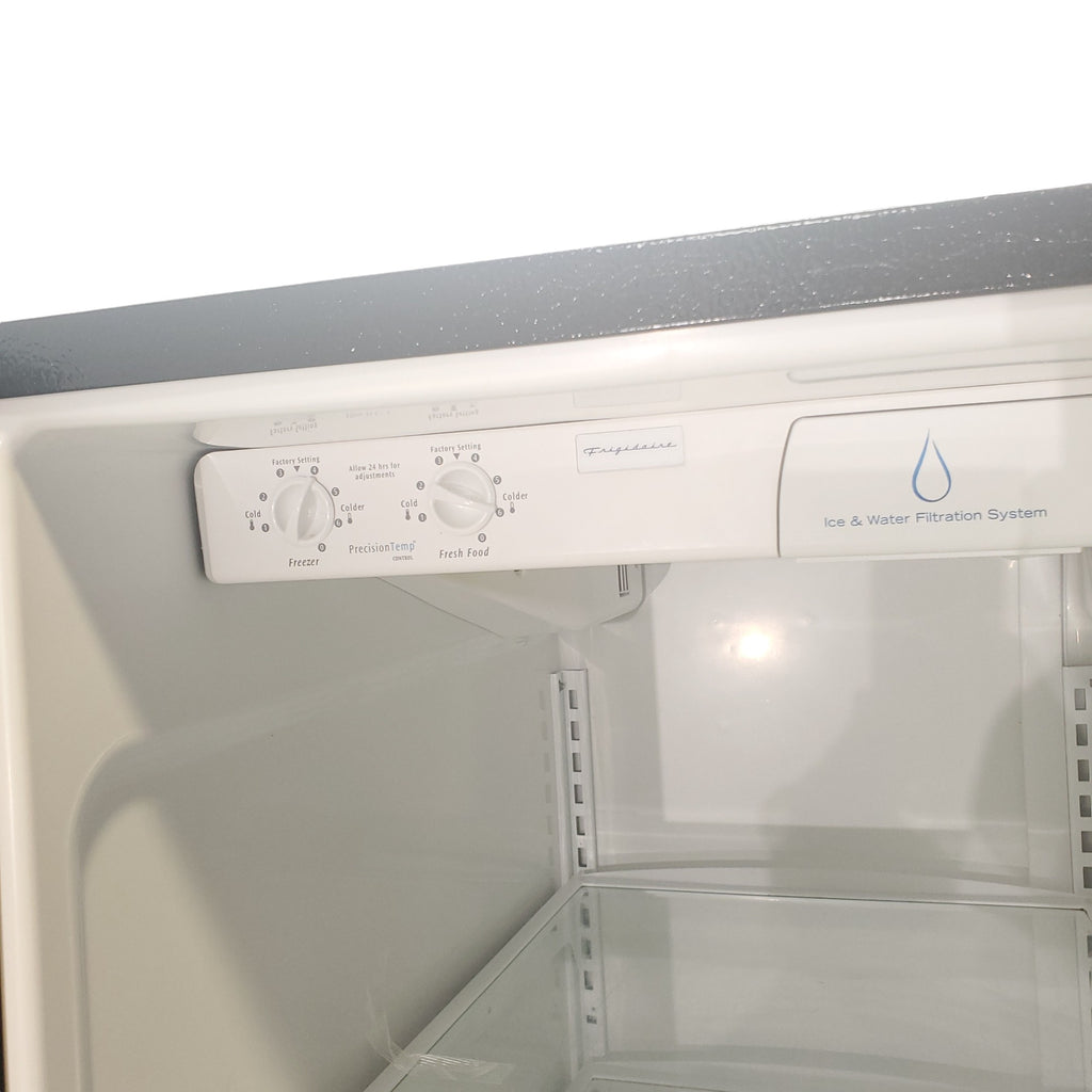 Pictures of Frigidaire 36" Wide Stainless Steel Side by Side Refrigerator with Ice and Water dispenser - Certified Refurbished - Neu Appliance Outlet - Discount Appliance Outlet in Austin, Tx