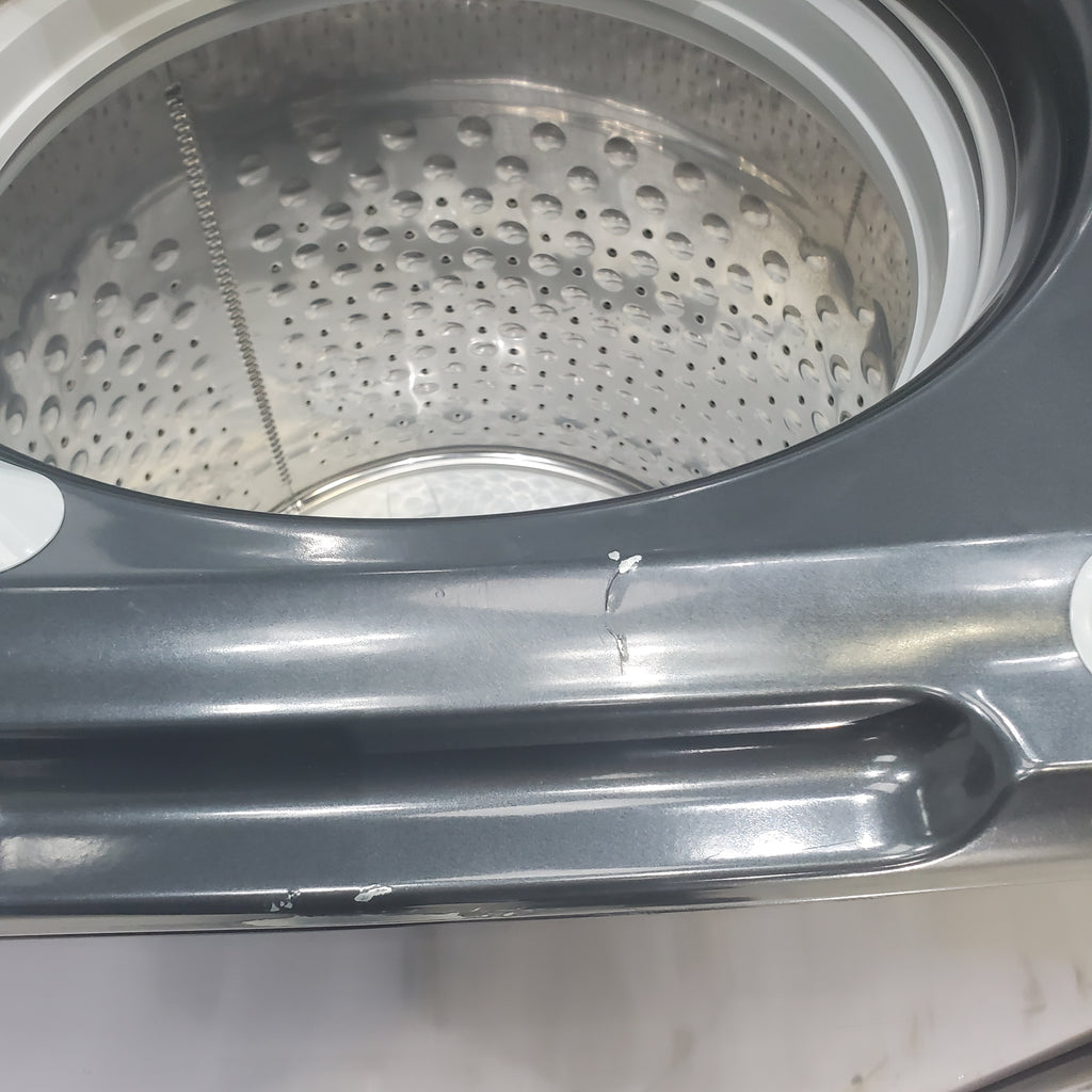 Pictures of Diamond Gray ENERGY STAR GE 5.0 cu. ft. Top Load Washing Machine with Water Station and ENERGY STAR GE 7.4 cu. ft. Steam Electric Dryer with My Cycle - Certified Refurbished - Neu Appliance Outlet - Discount Appliance Outlet in Austin, Tx