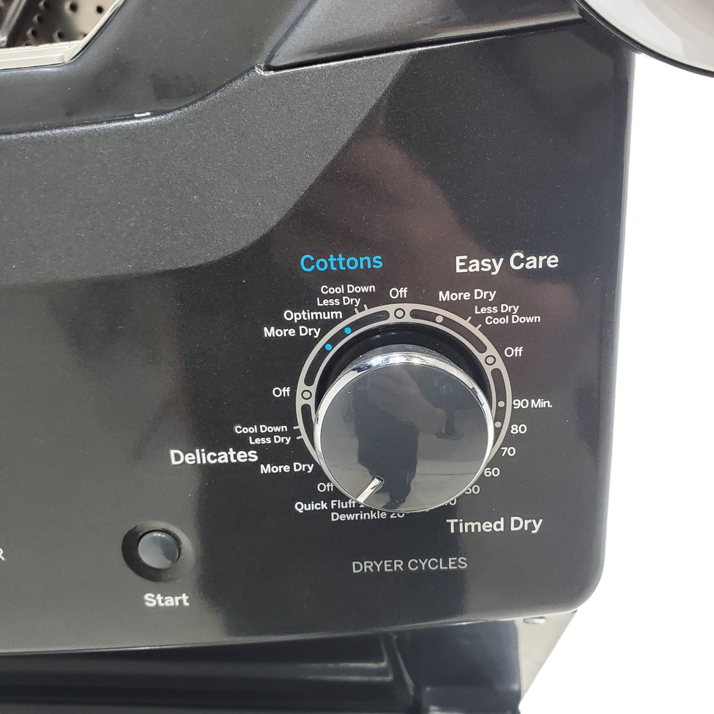 Pictures of Ge Spacemaker Diamond Gray Laundry Center with 3.8 cu ft Washer and 5.9 cu Ft 240v Electric Dryer - Certified Refurbished - Neu Appliance Outlet - Discount Appliance Outlet in Austin, Tx