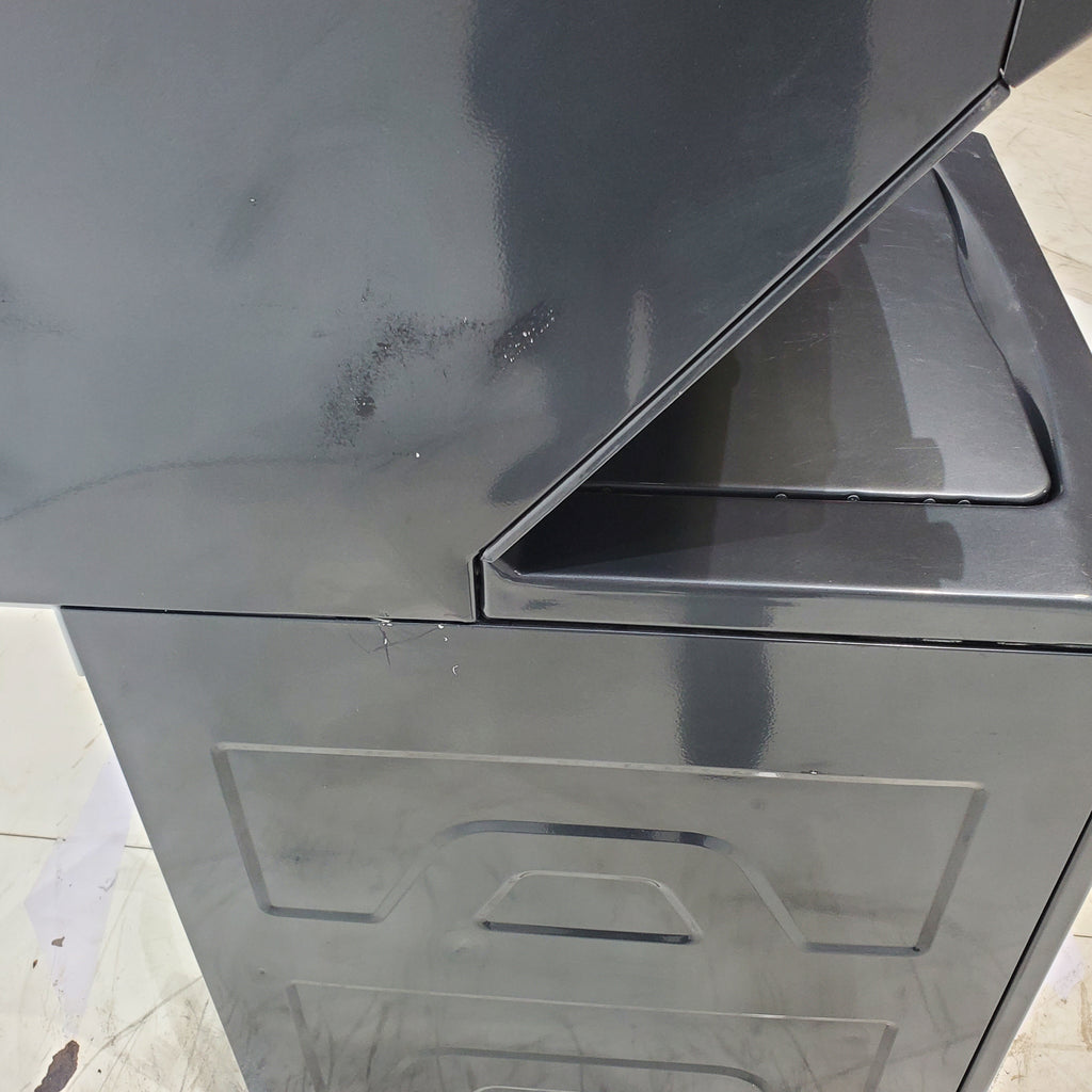 Pictures of Ge Spacemaker Diamond Gray Laundry Center with 3.8 cu ft Washer and 5.9 cu Ft 240v Electric Dryer - Certified Refurbished - Neu Appliance Outlet - Discount Appliance Outlet in Austin, Tx