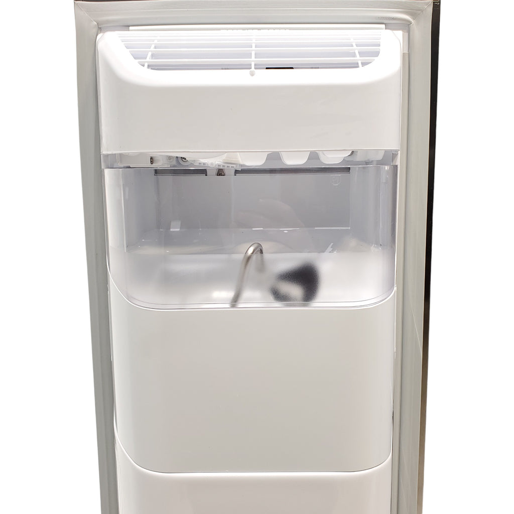 Pictures of Fingerprint Resistant Stainless Steel ENERGY STAR Samsung 27.4 cu. ft. Side by Side Refrigerator with Exterior Water and Ice Dispenser - Scratch & Dent - Moderate - Neu Appliance Outlet - Discount Appliance Outlet in Austin, Tx