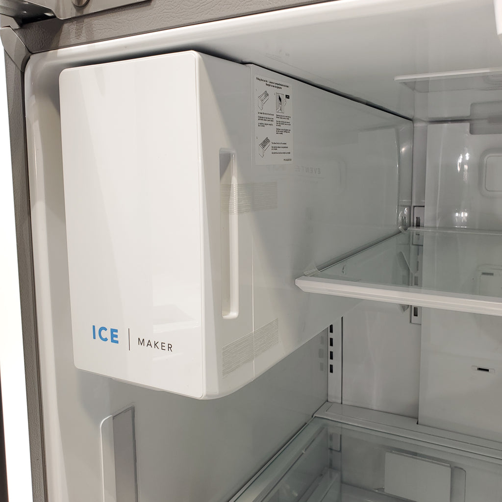 Pictures of Stainless Steel ENERGY STAR Frigidaire 27.8 cu. ft. 3 Door French Door Refrigerator with Exterior Water and Ice Dispenser - Scratch & Dent - Minor - Neu Appliance Outlet - Discount Appliance Outlet in Austin, Tx