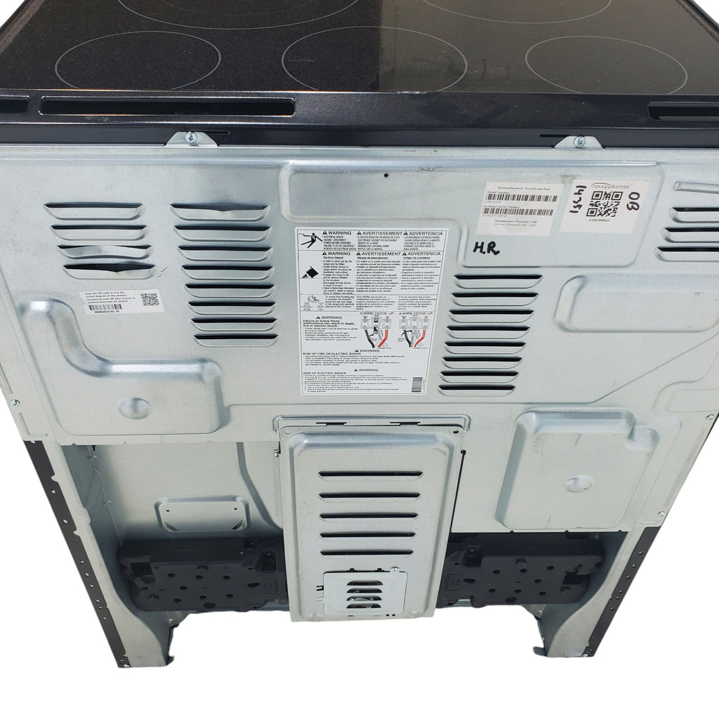 Pictures of PrintProof Stainless Steel LG 6.3 cu. ft. 5 Element Radiant Ceramic Glass Cooktop Slide-In Electric Range with Air Fry - Open Box - Neu Appliance Outlet - Discount Appliance Outlet in Austin, Tx