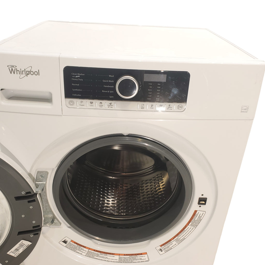 Pictures of 24 inch Wide Compact Whirlpool Front load 1.9 cu ft Capacity ENERGY STAR Washing Machine with Tailored Fabric Care an Tumble Fresh Option - Scratch & Dent - Minor - Neu Appliance Outlet - Discount Appliance Outlet in Austin, Tx