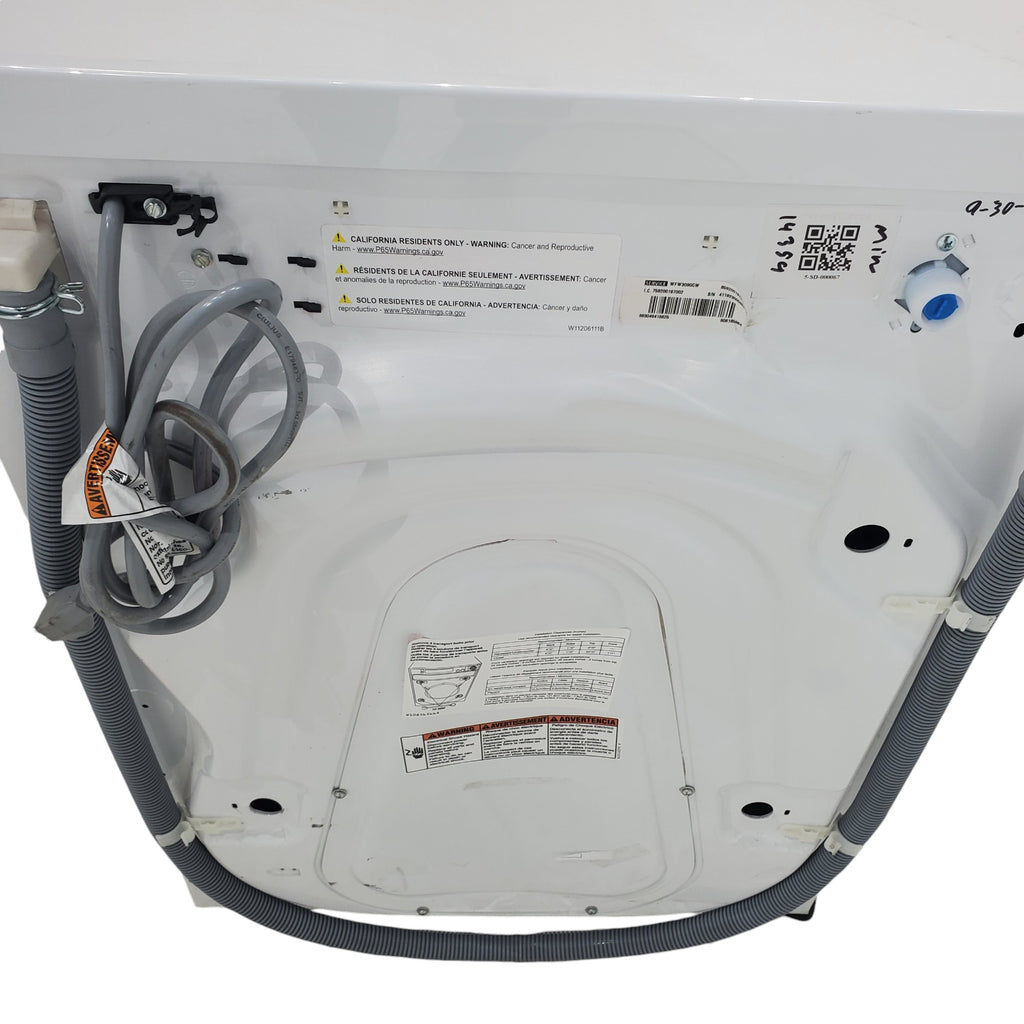 Pictures of 24 inch Wide Compact Whirlpool Front load 1.9 cu ft Capacity ENERGY STAR Washing Machine with Tailored Fabric Care an Tumble Fresh Option - Scratch & Dent - Minor - Neu Appliance Outlet - Discount Appliance Outlet in Austin, Tx