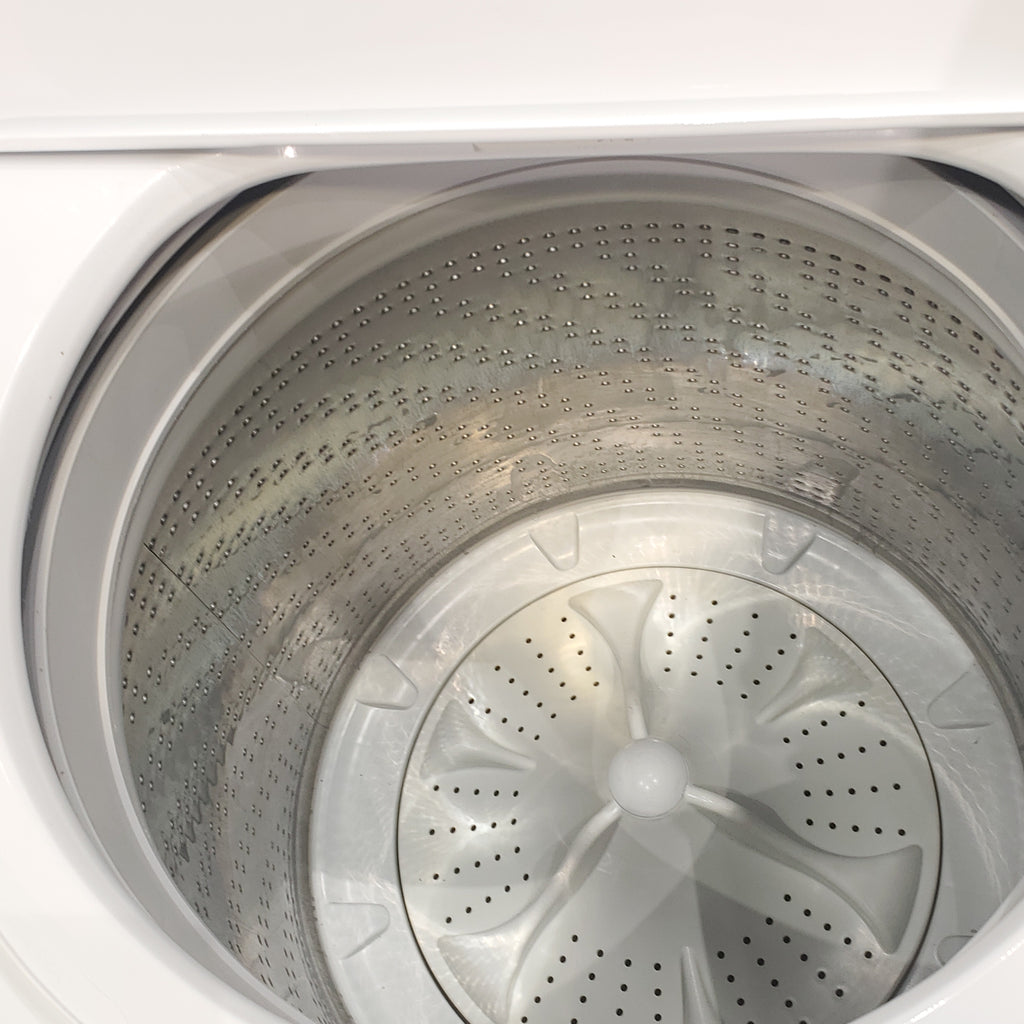 Pictures of ENERGY STAR 3.8 cu ft Whirlpool Top-Load Washing Machine with Low-Profile Impeller and 7.0 cu ft Whirlpool Electric Dryer with Hamper Door - Certified Refurbished - Neu Appliance Outlet - Discount Appliance Outlet in Austin, Tx