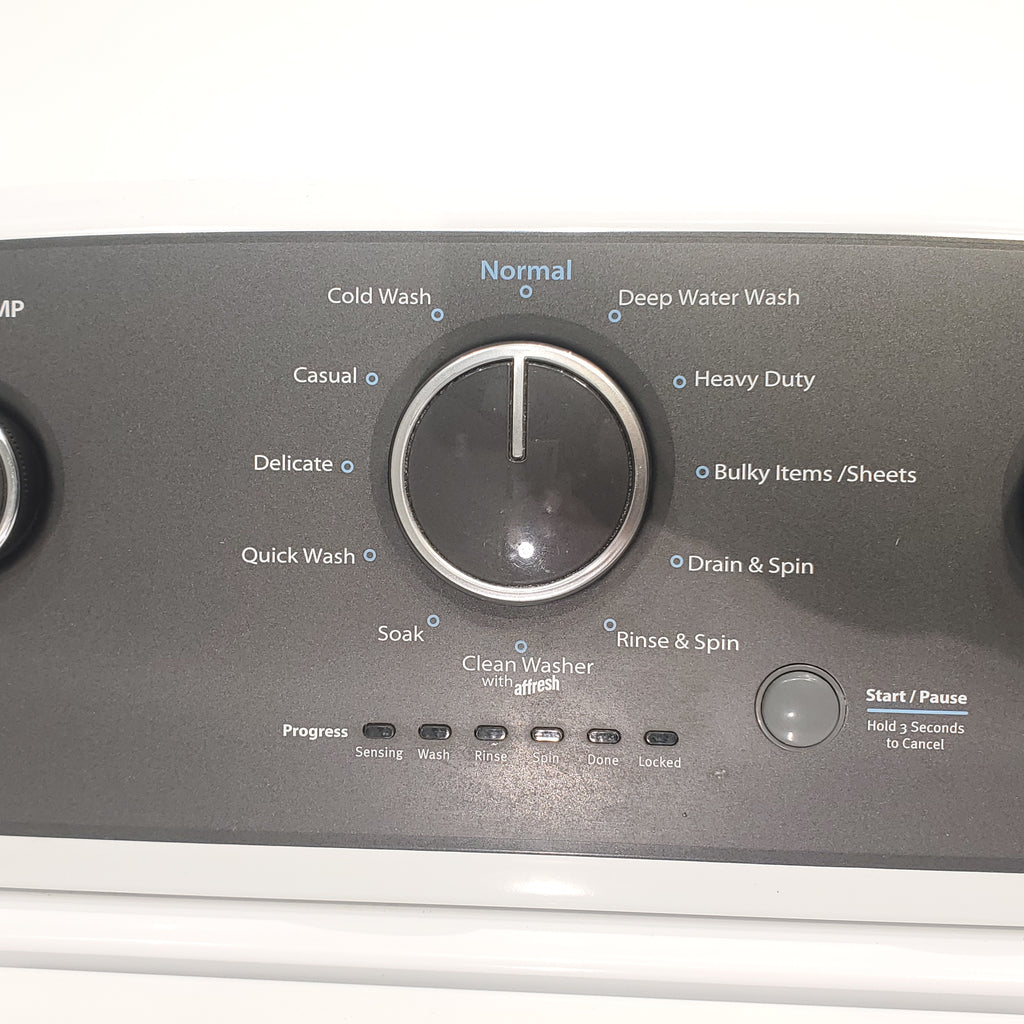 Pictures of ENERGY STAR 3.8 cu ft Whirlpool Top-Load Washing Machine with Low-Profile Impeller and 7.0 cu ft Whirlpool Electric Dryer with Hamper Door - Certified Refurbished - Neu Appliance Outlet - Discount Appliance Outlet in Austin, Tx