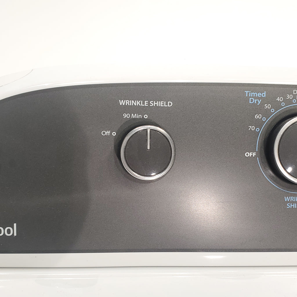 Pictures of ENERGY STAR 3.8 cu ft Whirlpool Top-Load Washing Machine with Low-Profile Impeller and 7.0 cu ft Whirlpool Electric Dryer with Hamper Door - Certified Refurbished - Neu Appliance Outlet - Discount Appliance Outlet in Austin, Tx