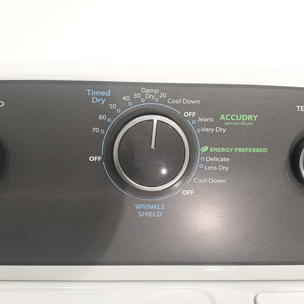 Pictures of ENERGY STAR 3.8 cu ft Whirlpool Top-Load Washing Machine with Low-Profile Impeller and 7.0 cu ft Whirlpool Electric Dryer with Hamper Door - Certified Refurbished - Neu Appliance Outlet - Discount Appliance Outlet in Austin, Tx