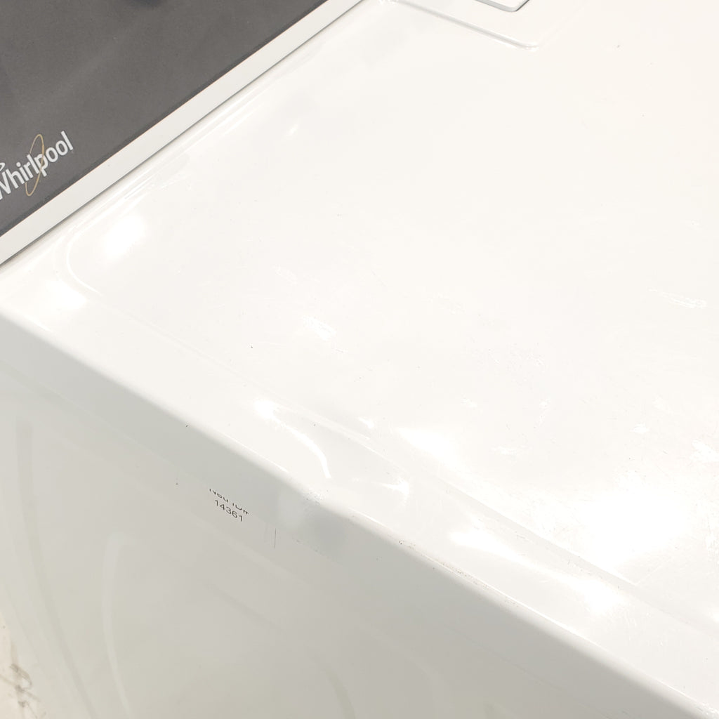 Pictures of ENERGY STAR 3.8 cu ft Whirlpool Top-Load Washing Machine with Low-Profile Impeller and 7.0 cu ft Whirlpool Electric Dryer with Hamper Door - Certified Refurbished - Neu Appliance Outlet - Discount Appliance Outlet in Austin, Tx